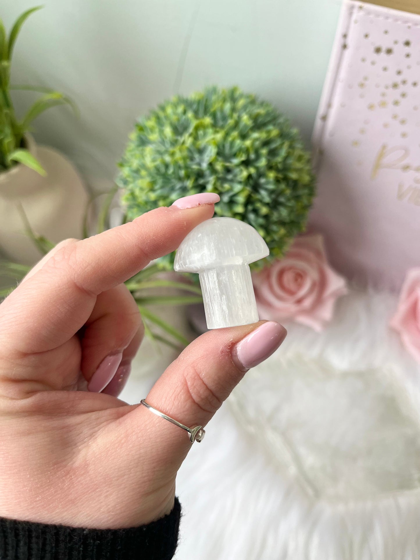 Small Selenite Mushroom