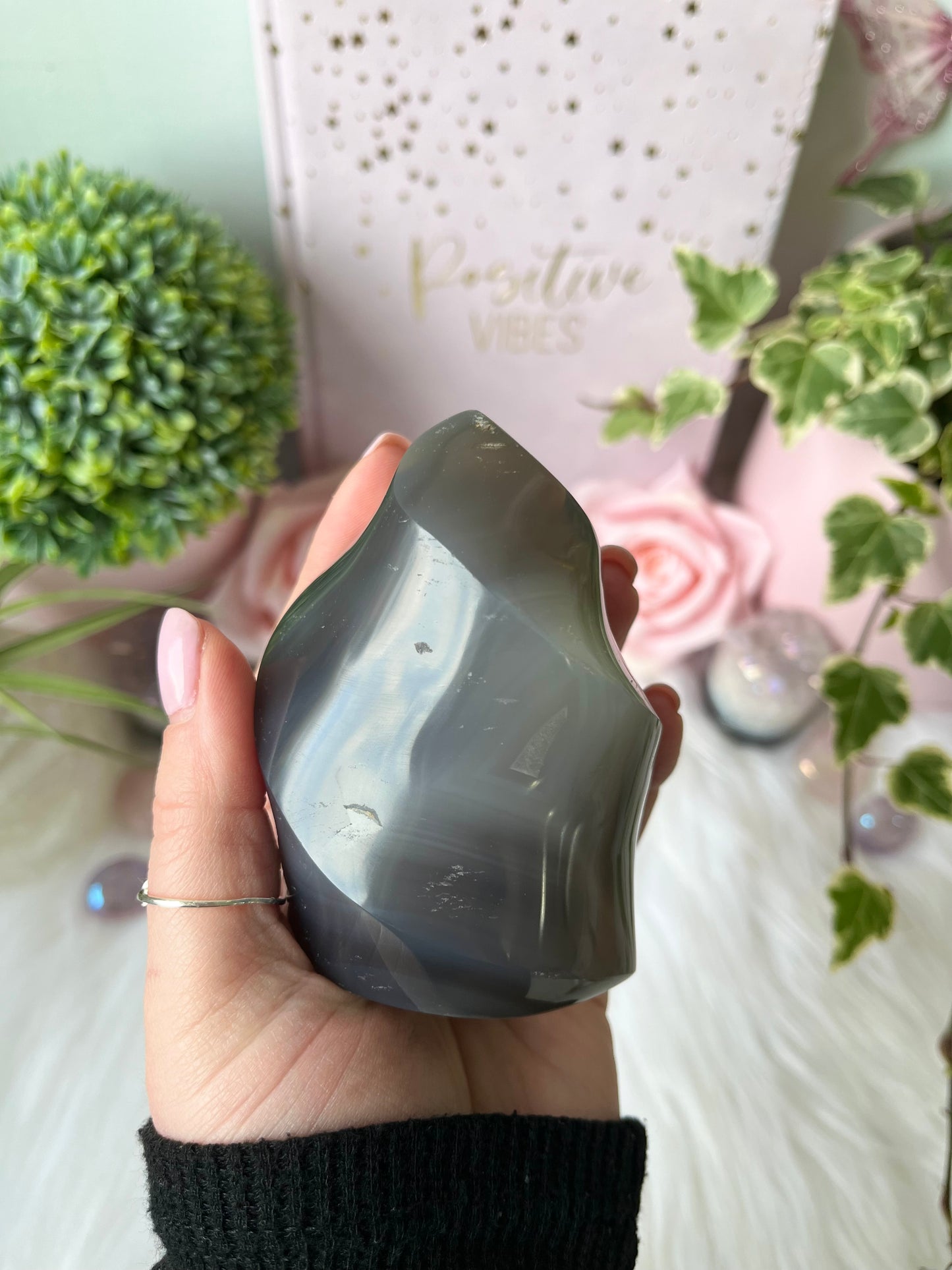 Orca Agate Flame
