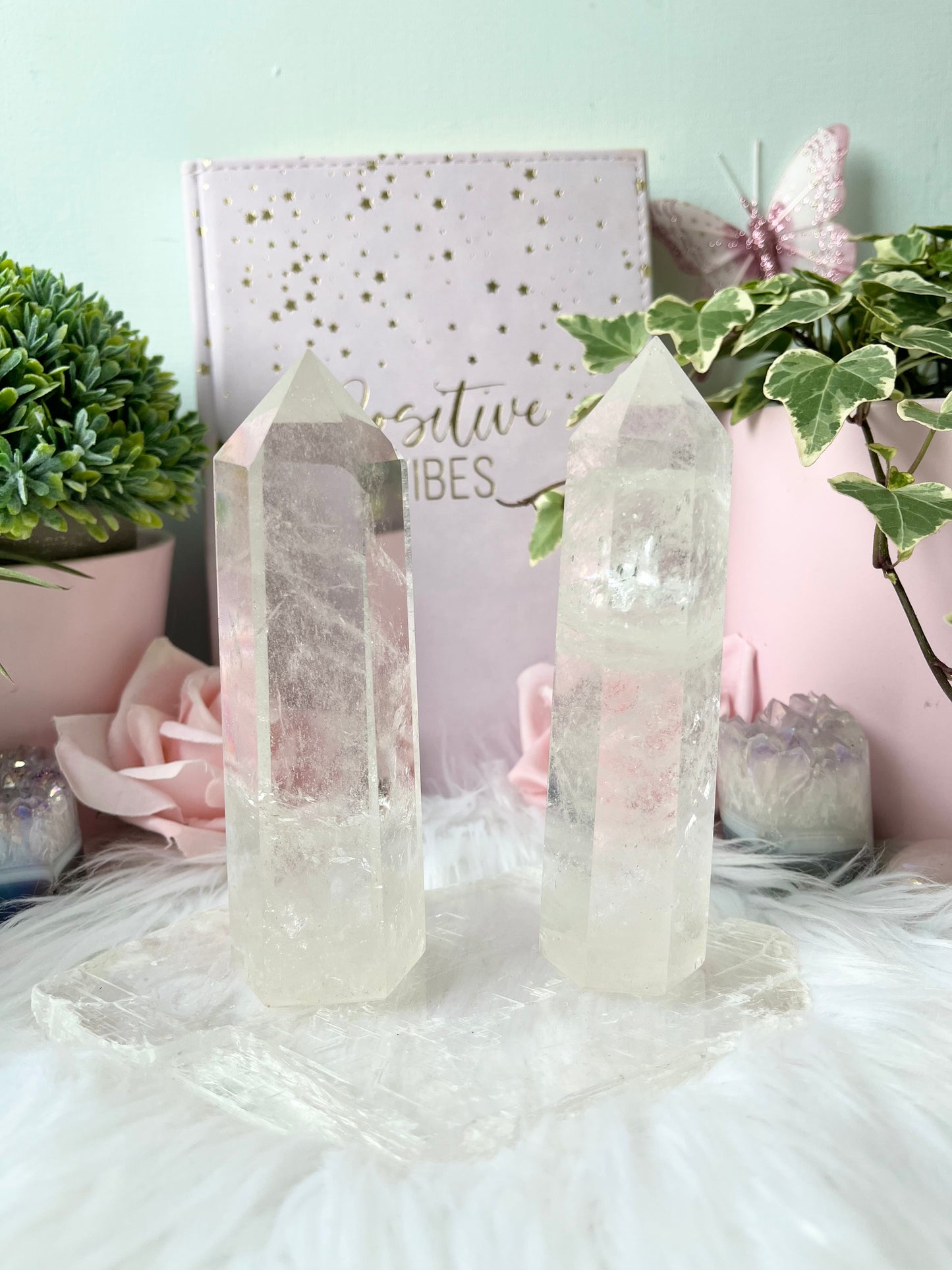 Clear Quartz Towers
