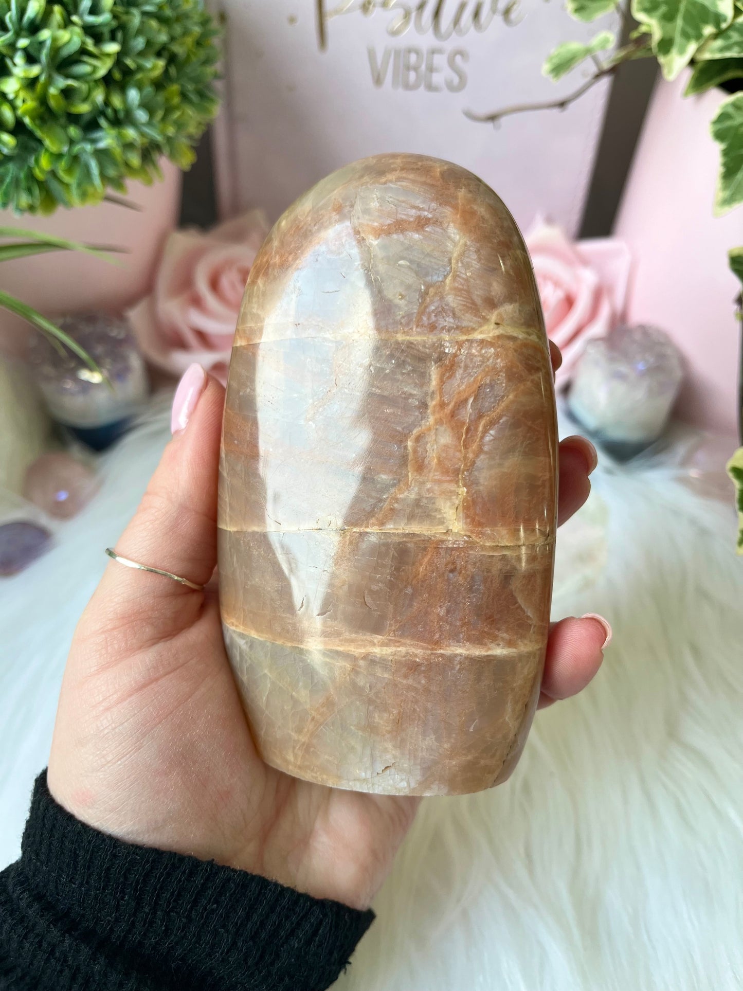 Peach Moonstone Freeform