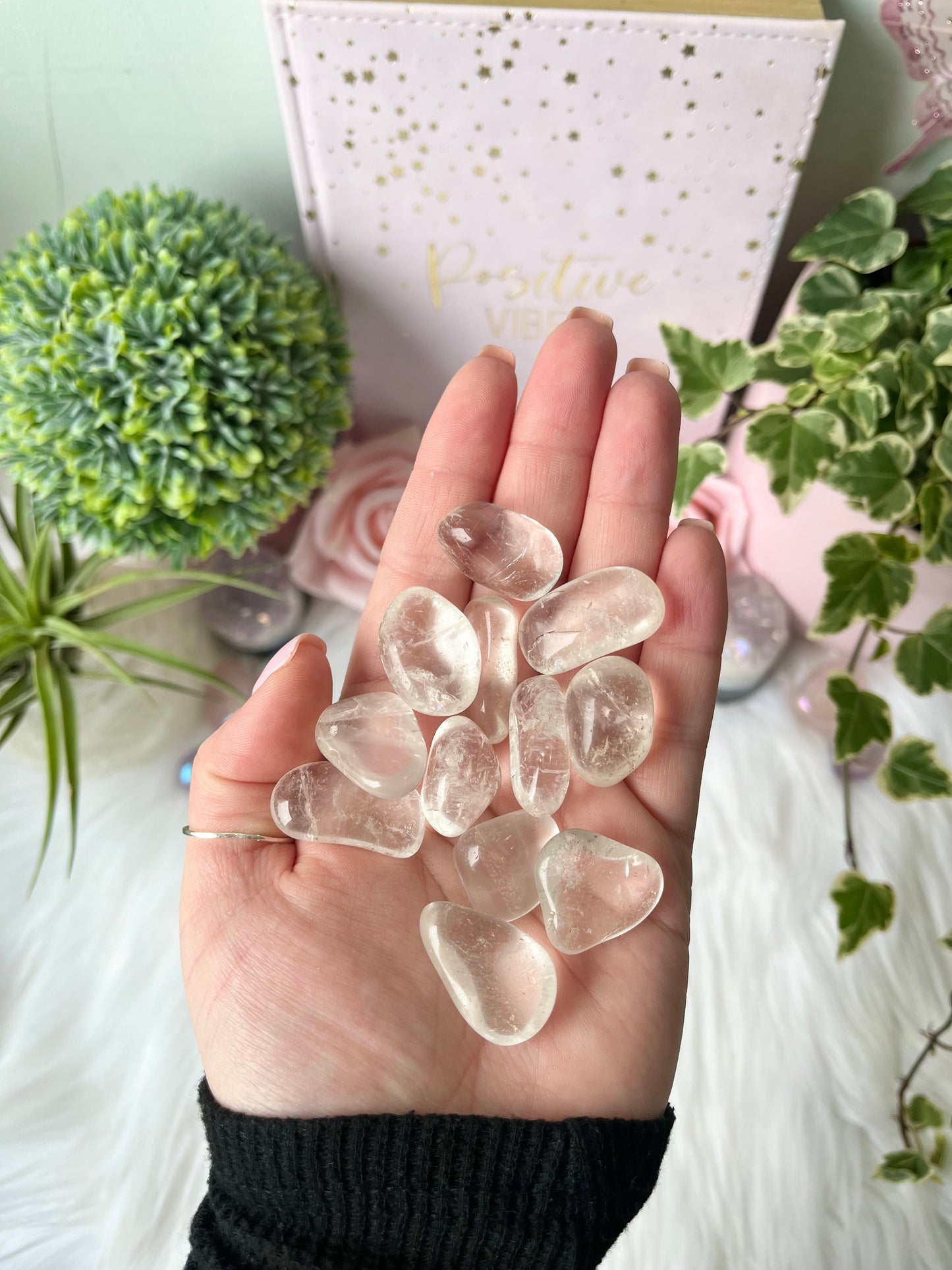 Clear Quartz Tumbles