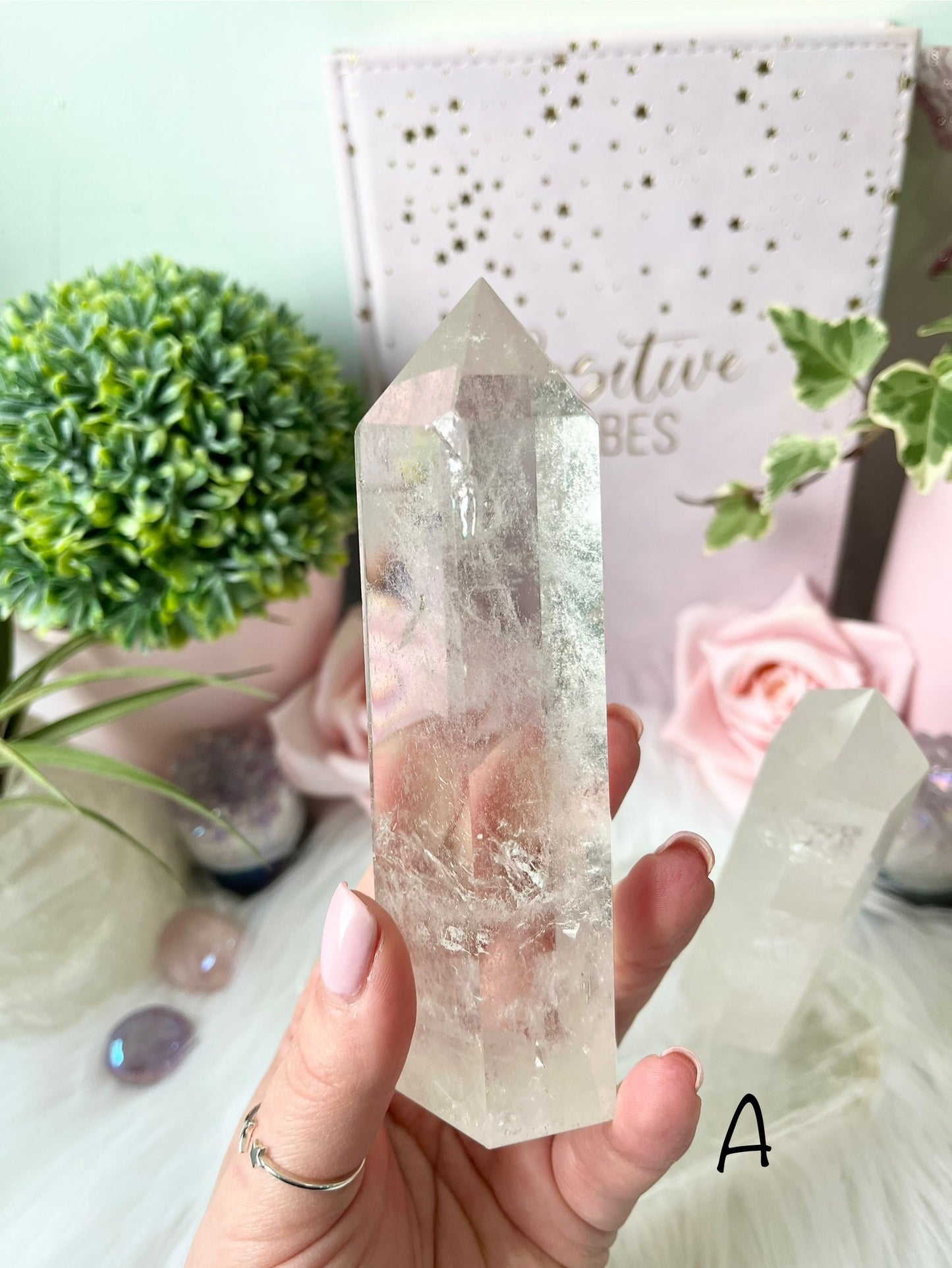 Clear Quartz Towers
