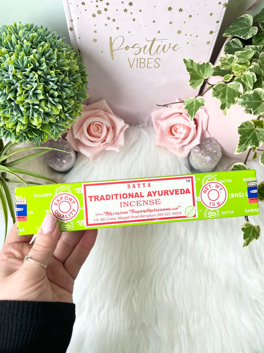 Traditional Ayurveda Satya Incense Sticks
