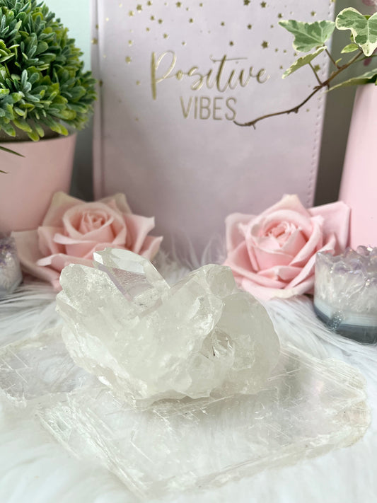 Clear Quartz Cluster A