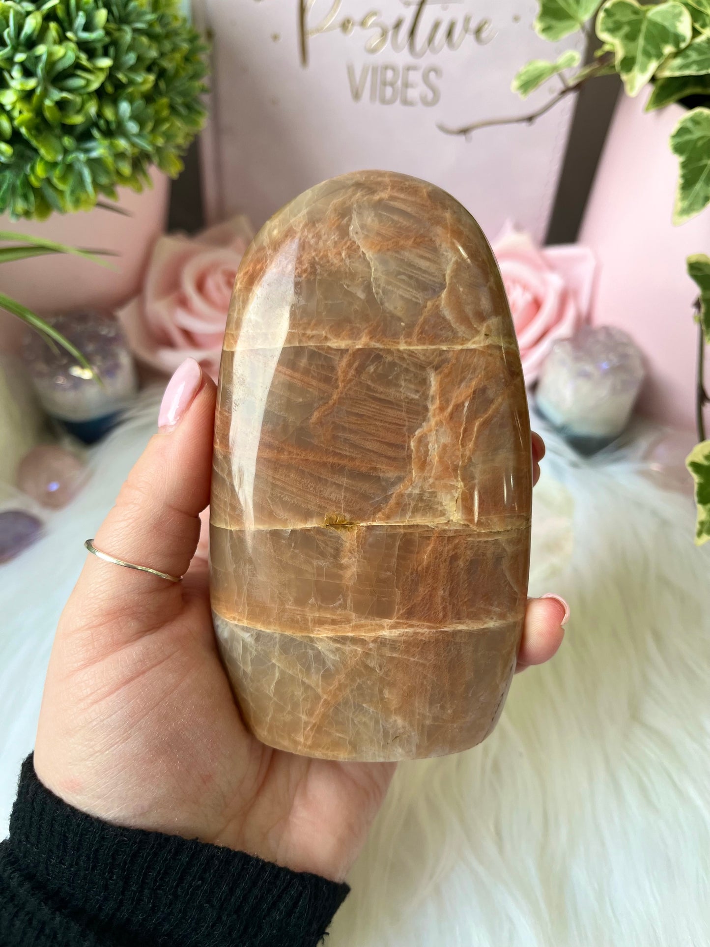 Peach Moonstone Freeform