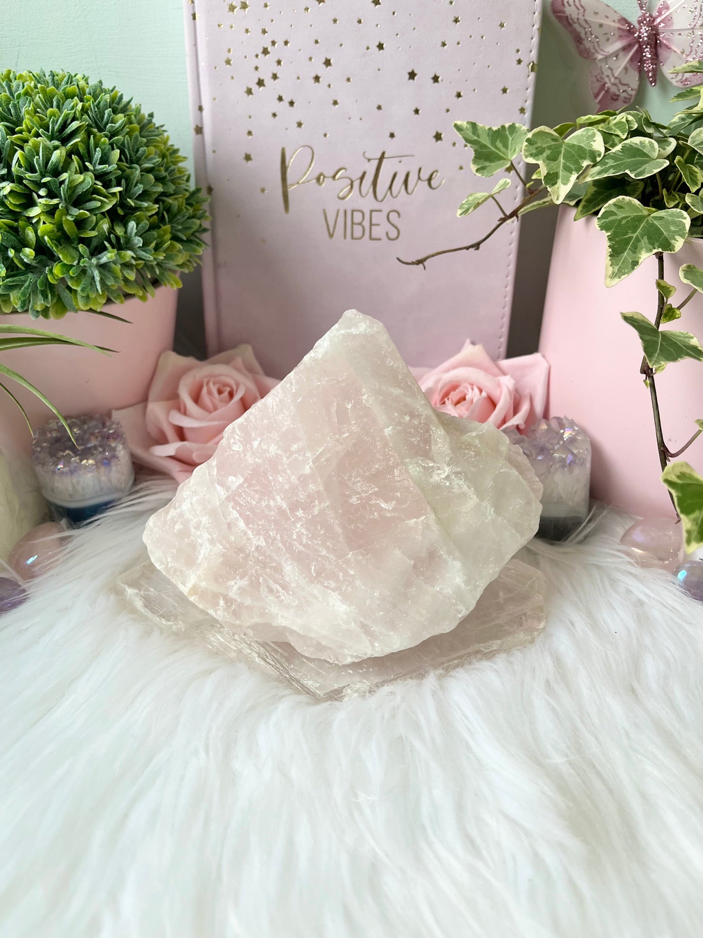 Raw Rose Quartz C