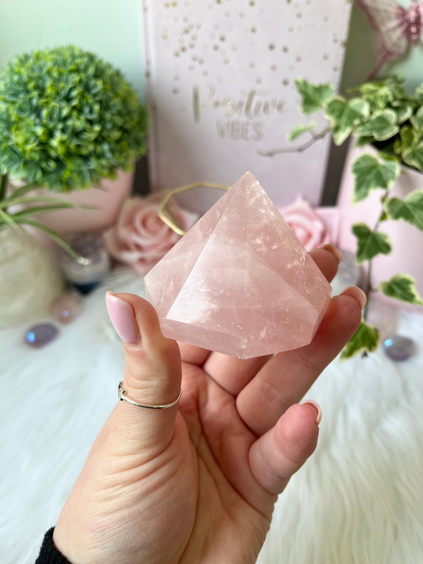 Rose Quartz Diamond 3D