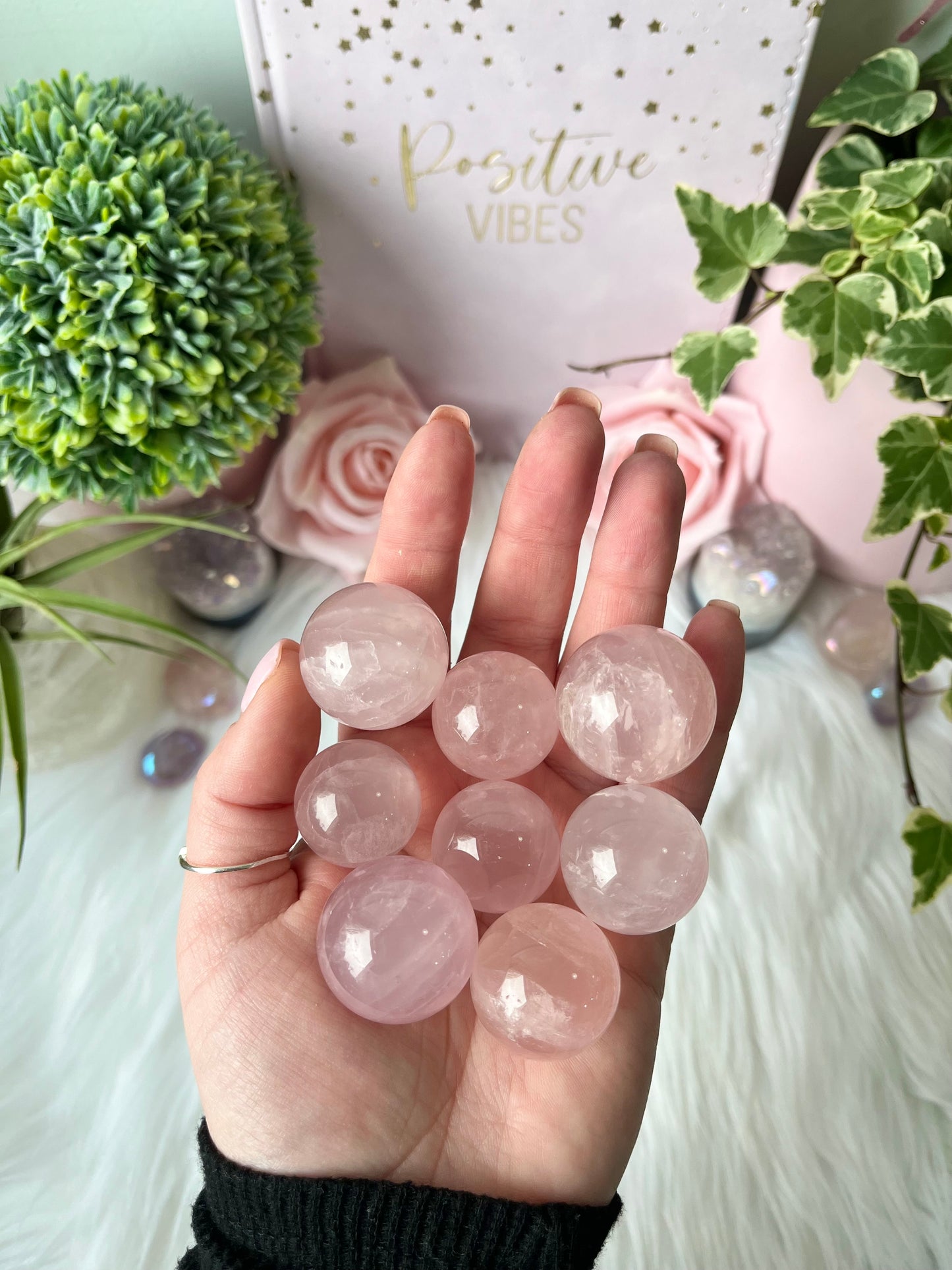 Rose Quartz Mini Spheres