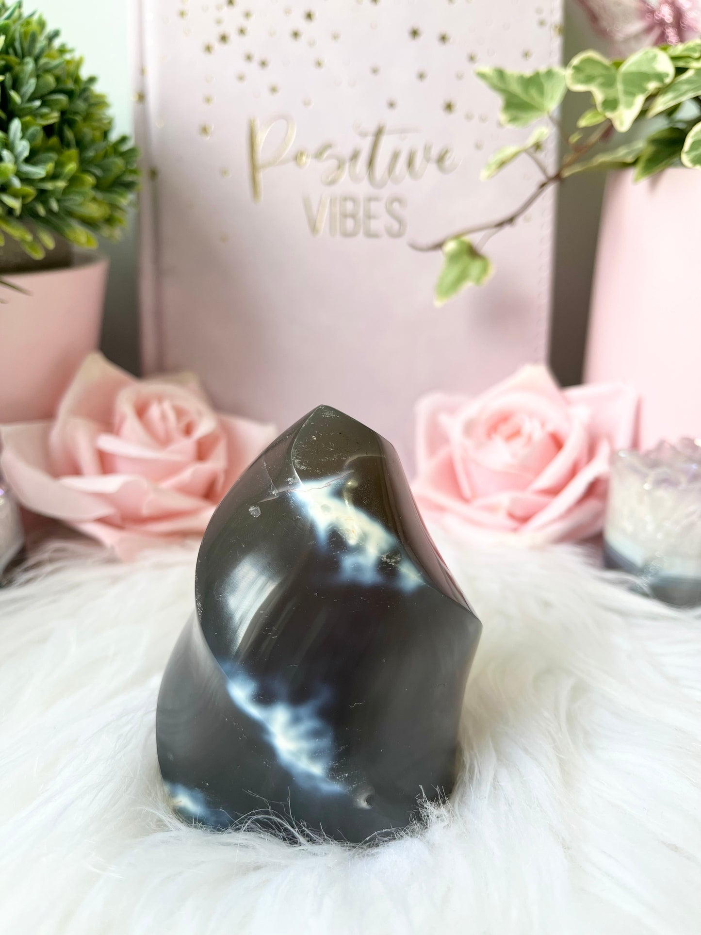 Orca Agate Flame
