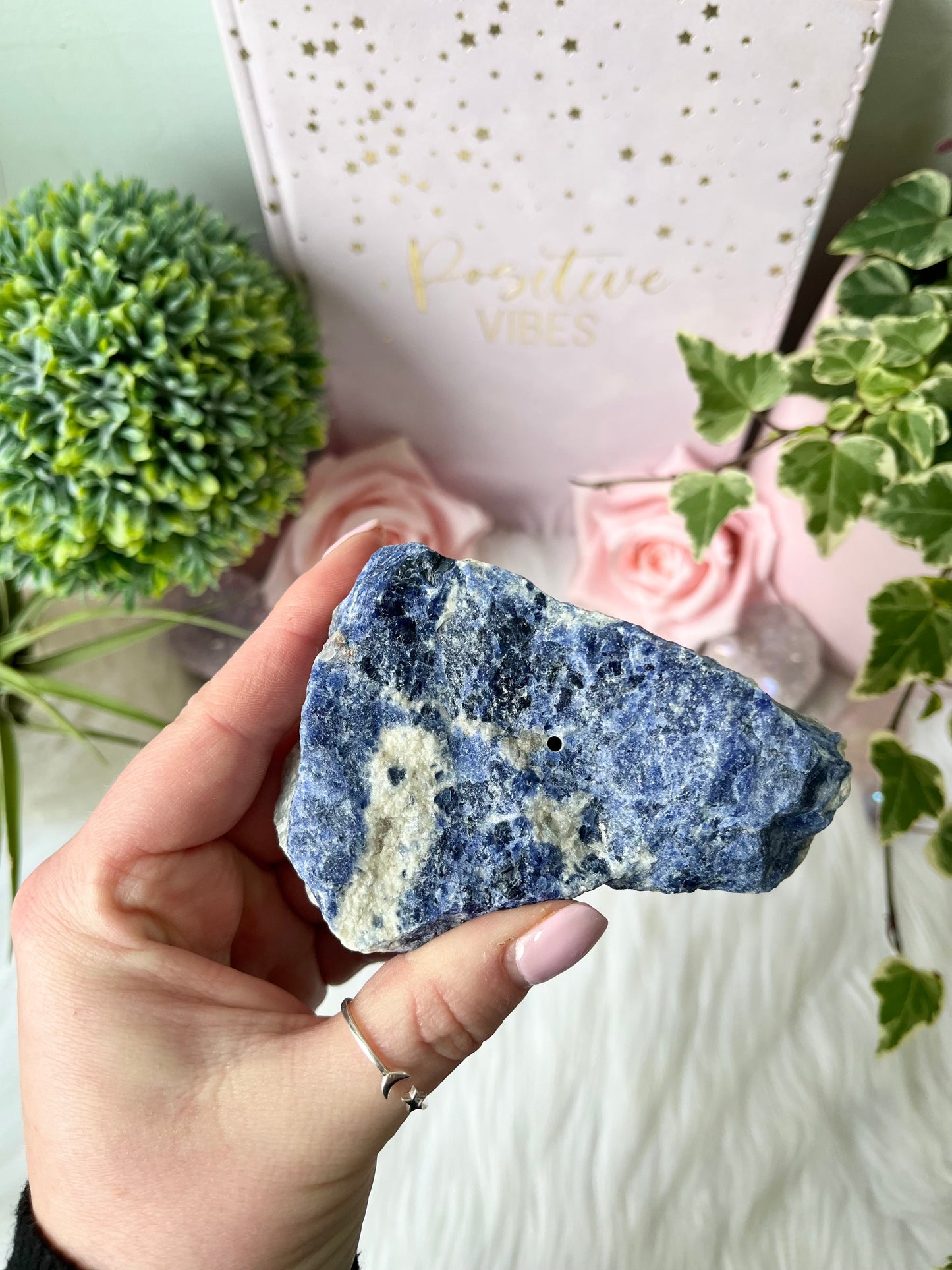 Sodalite Incense Holder