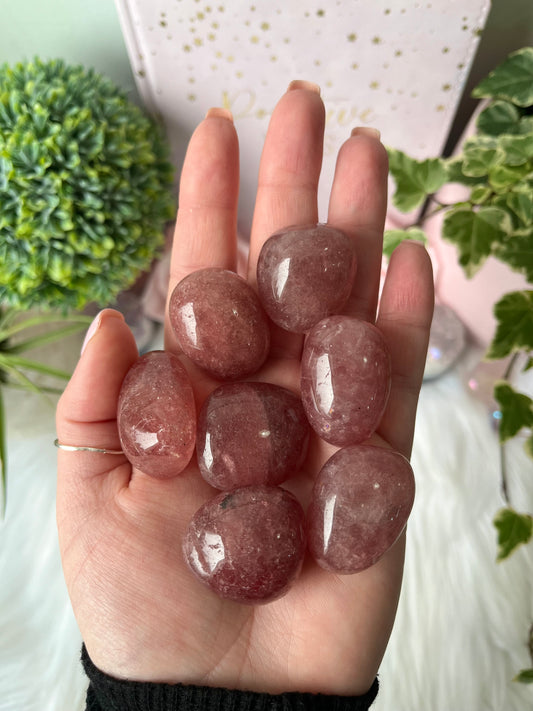 Strawberry Quartz Chunky Tumbles