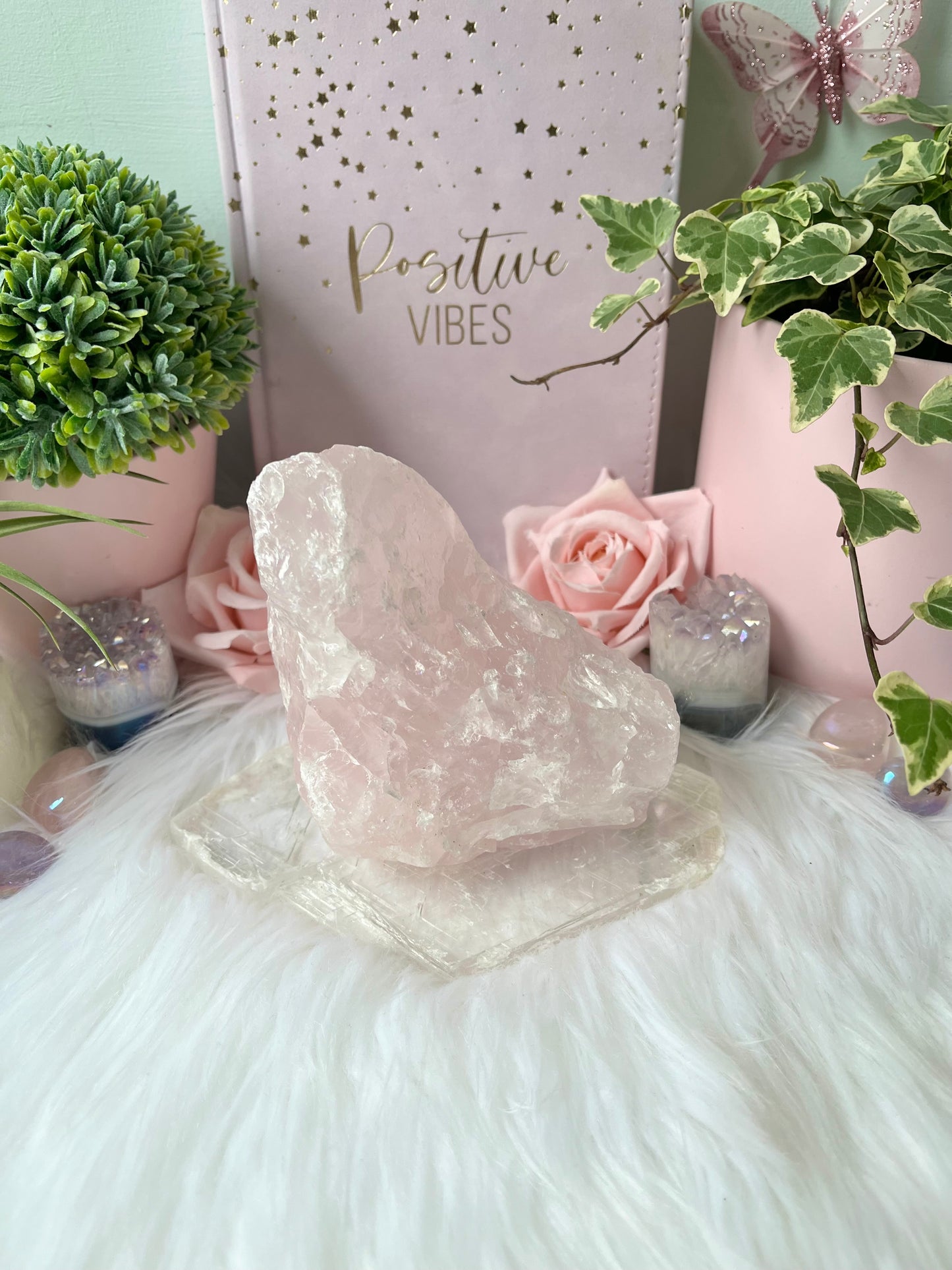 Raw Rose Quartz A