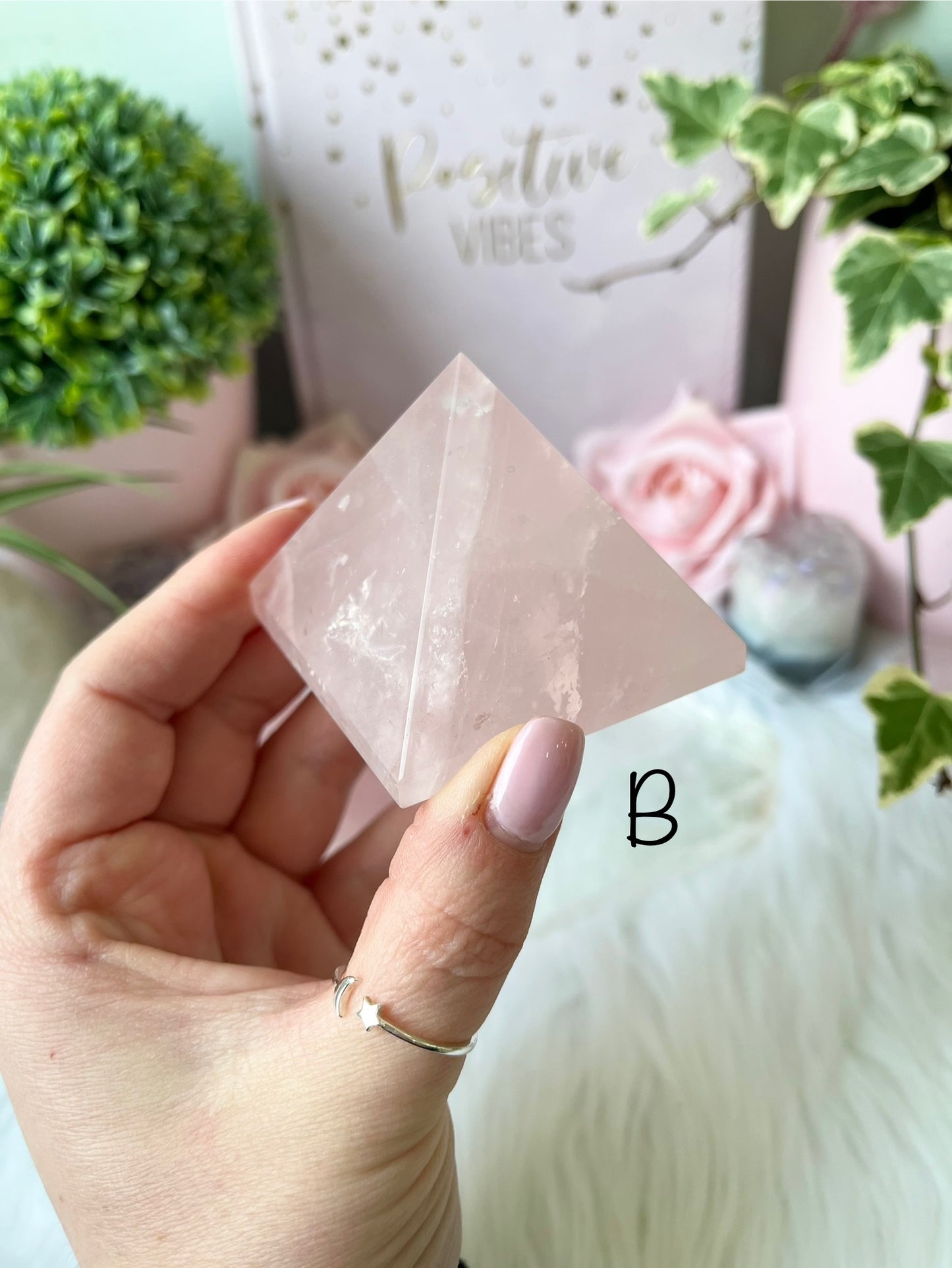 Rose Quartz Pyramid