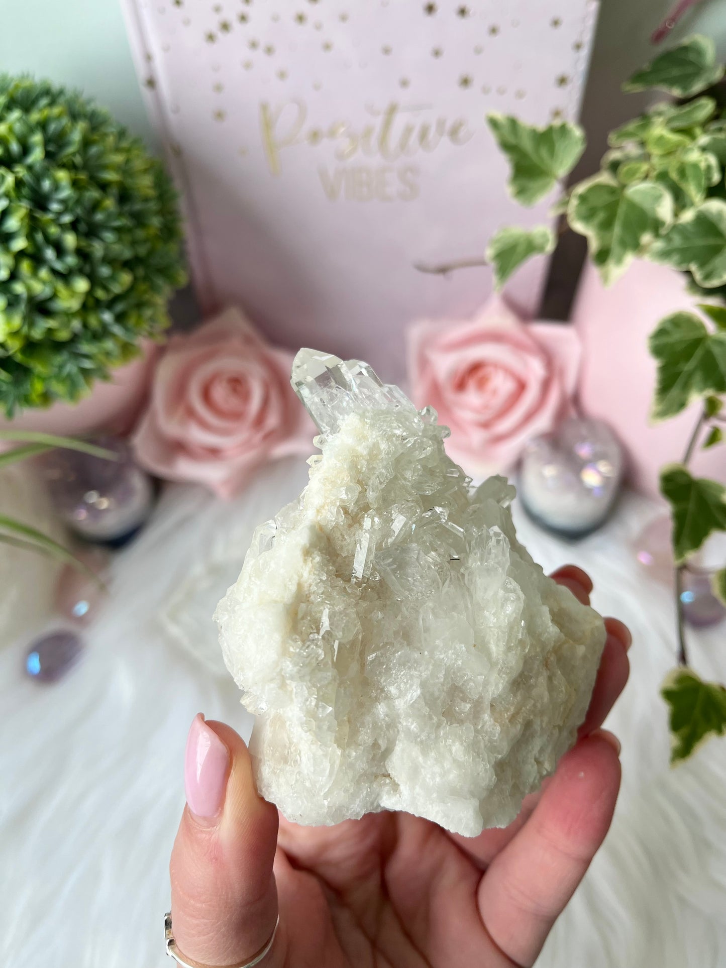 Clear Quartz Cluster C