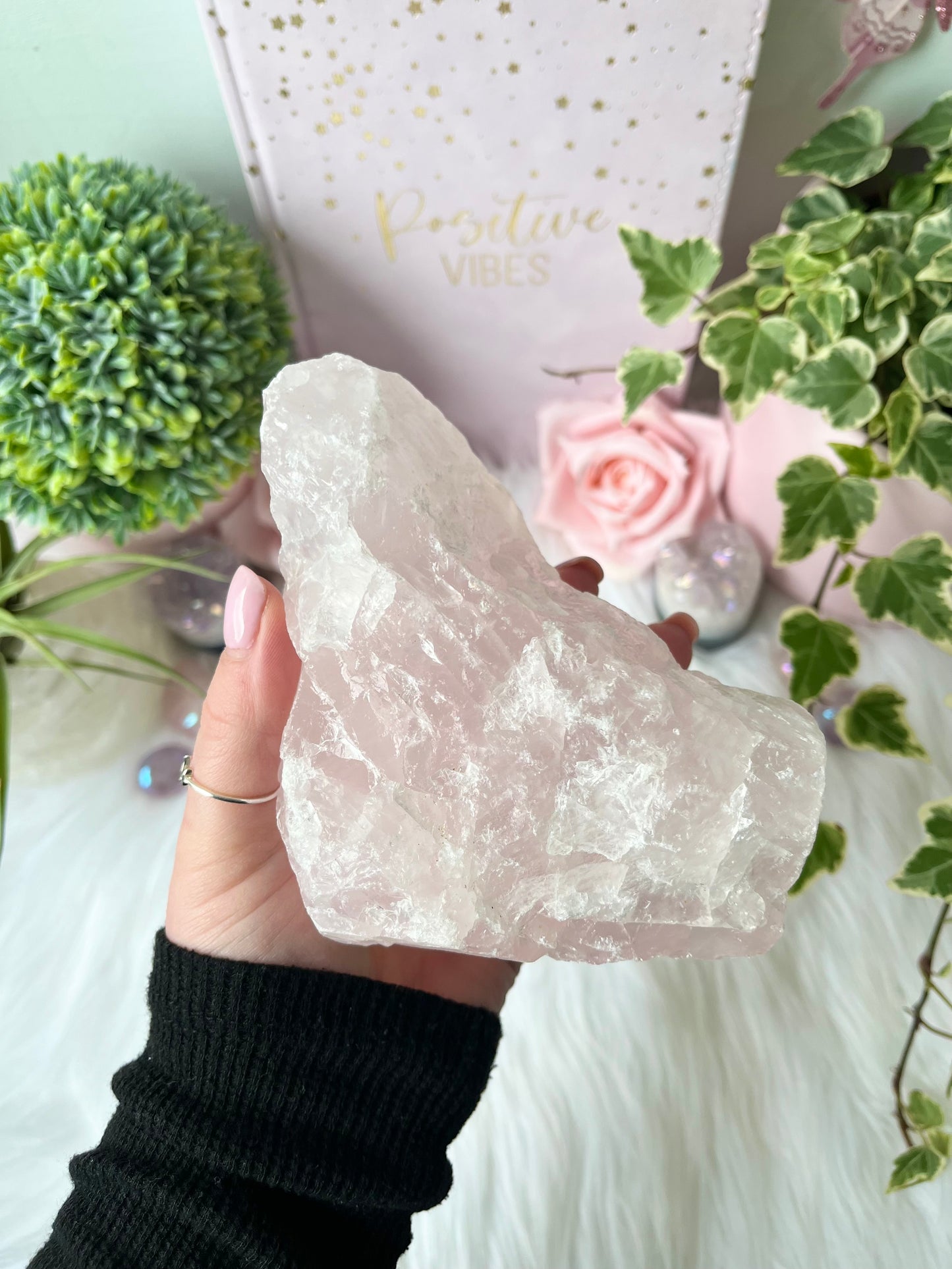 Raw Rose Quartz