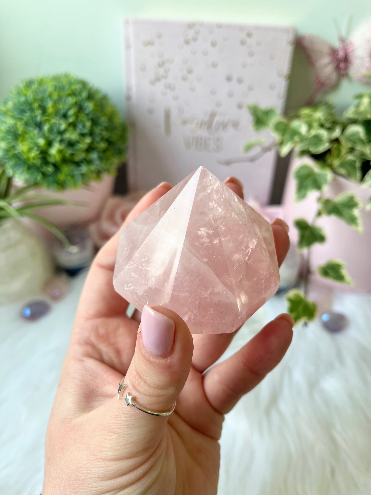 Rose Quartz Diamond 3D