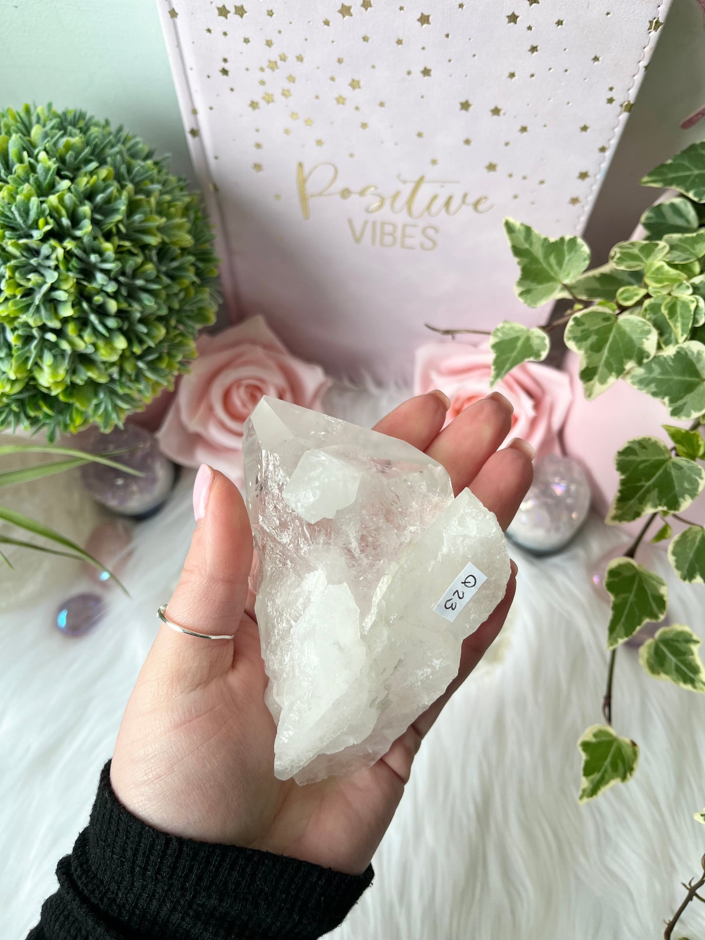 Clear Quartz Cluster B