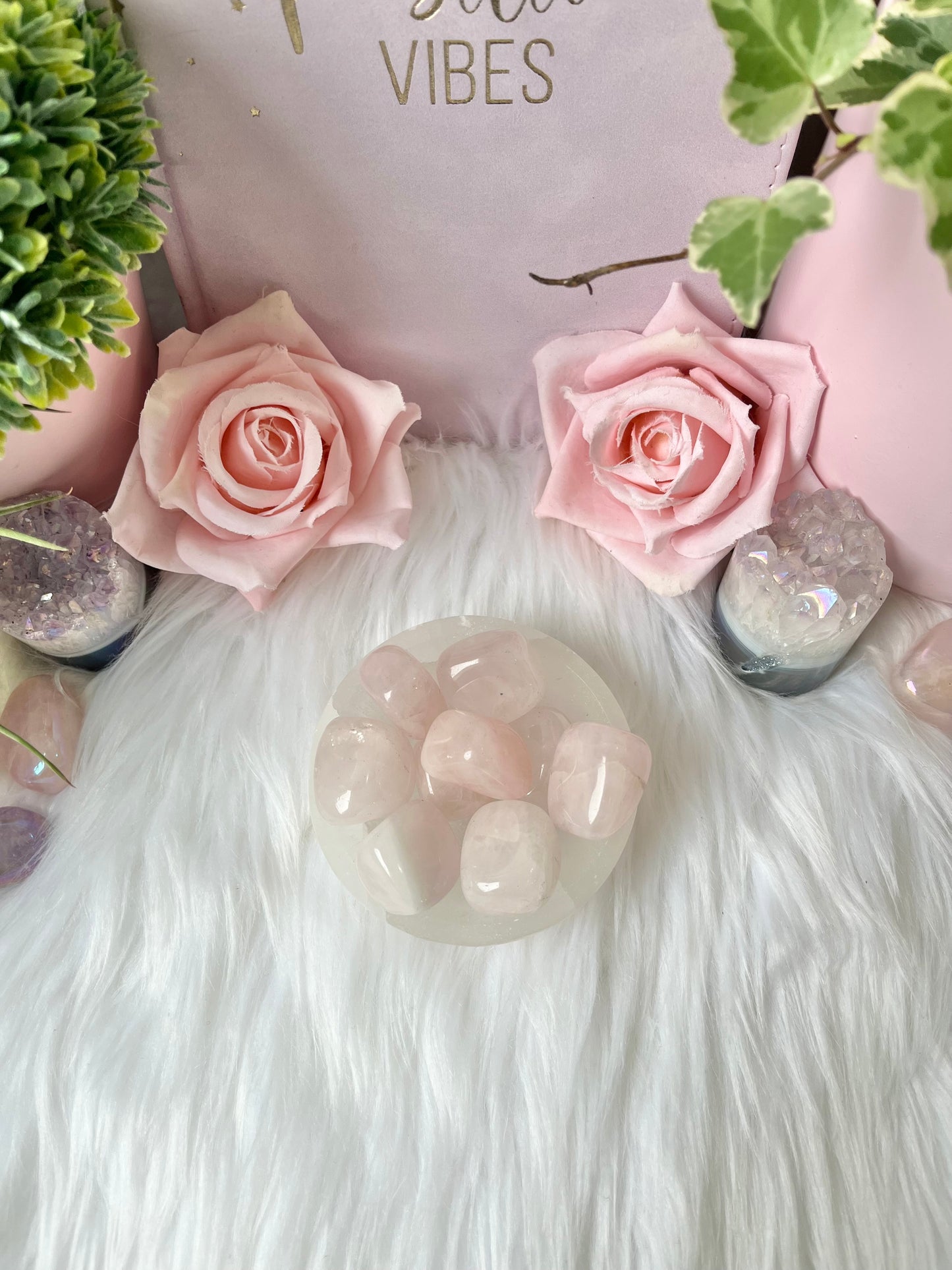 Rose Quartz Tumbles