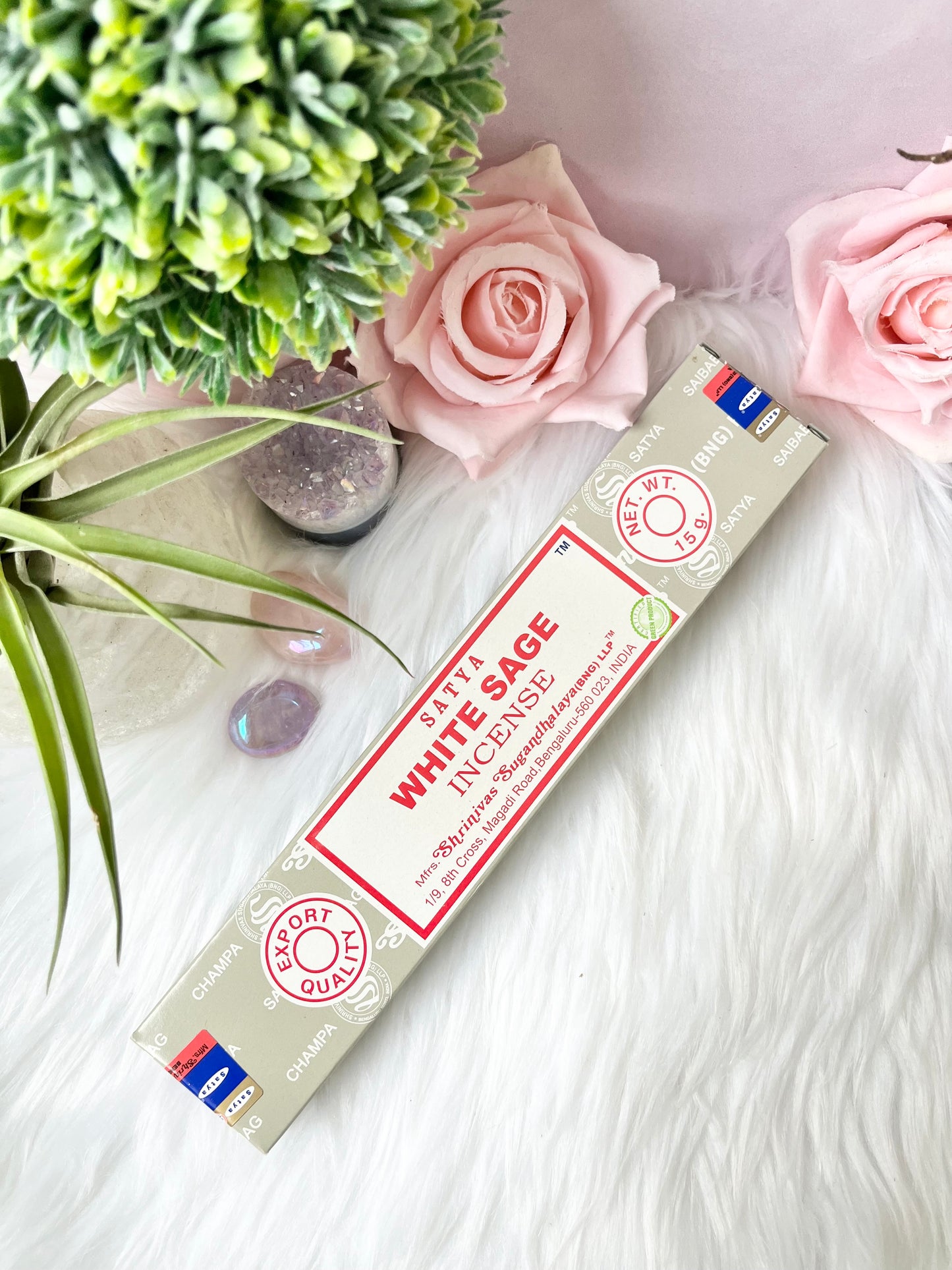 White Sage Satya Incense Sticks