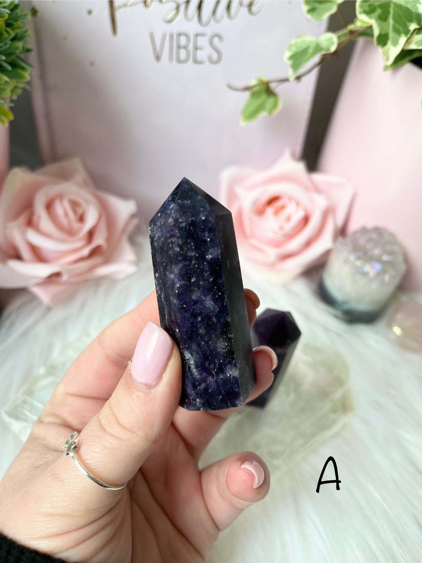 Mini Galaxy Lepidolite Towers