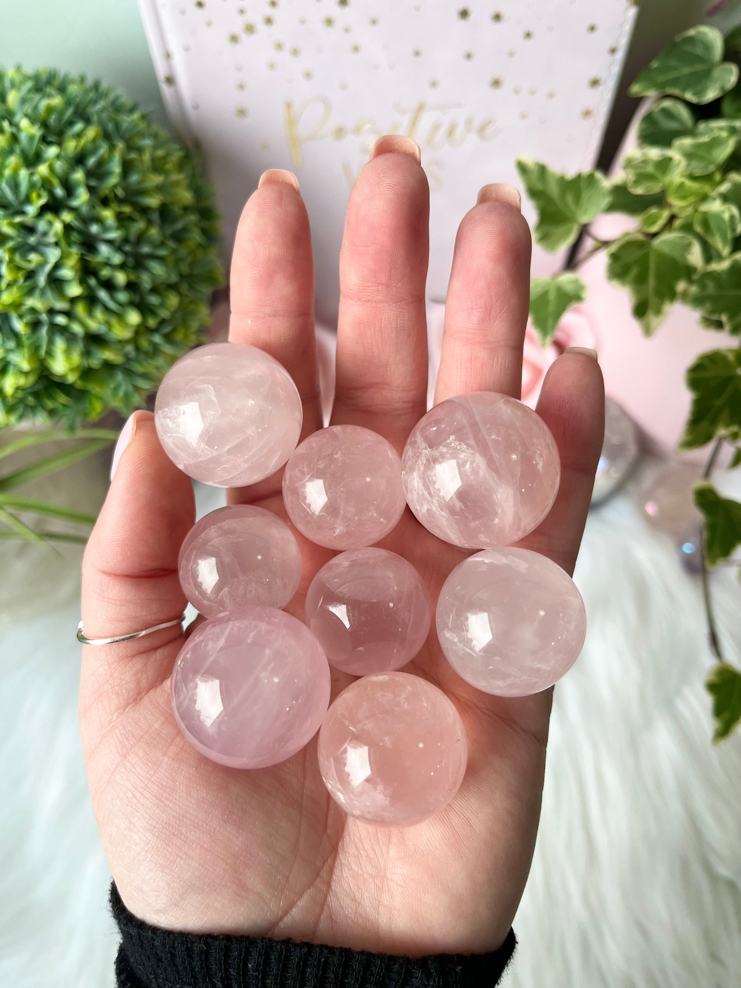 Rose Quartz Mini Spheres