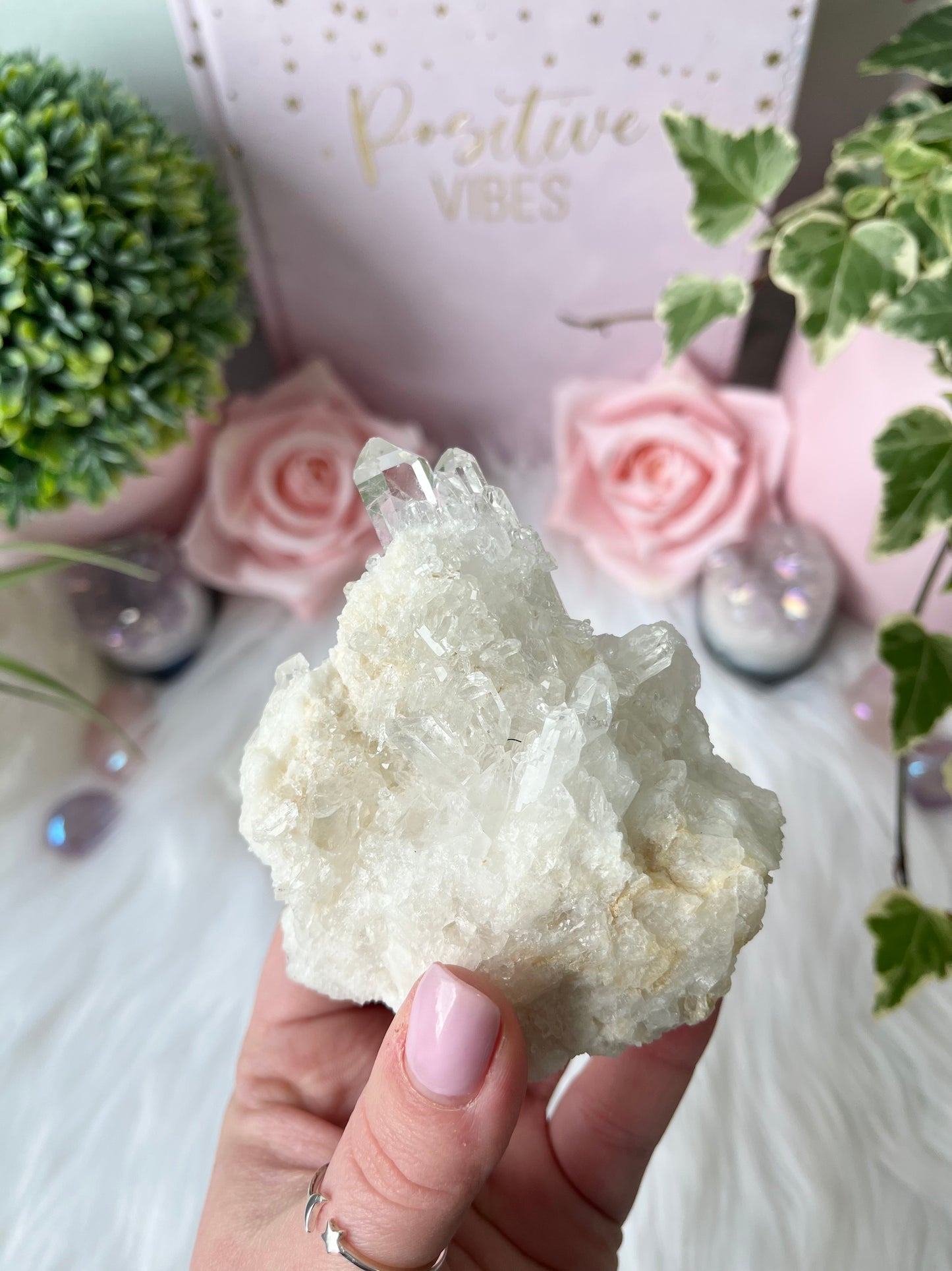 Clear Quartz Cluster C