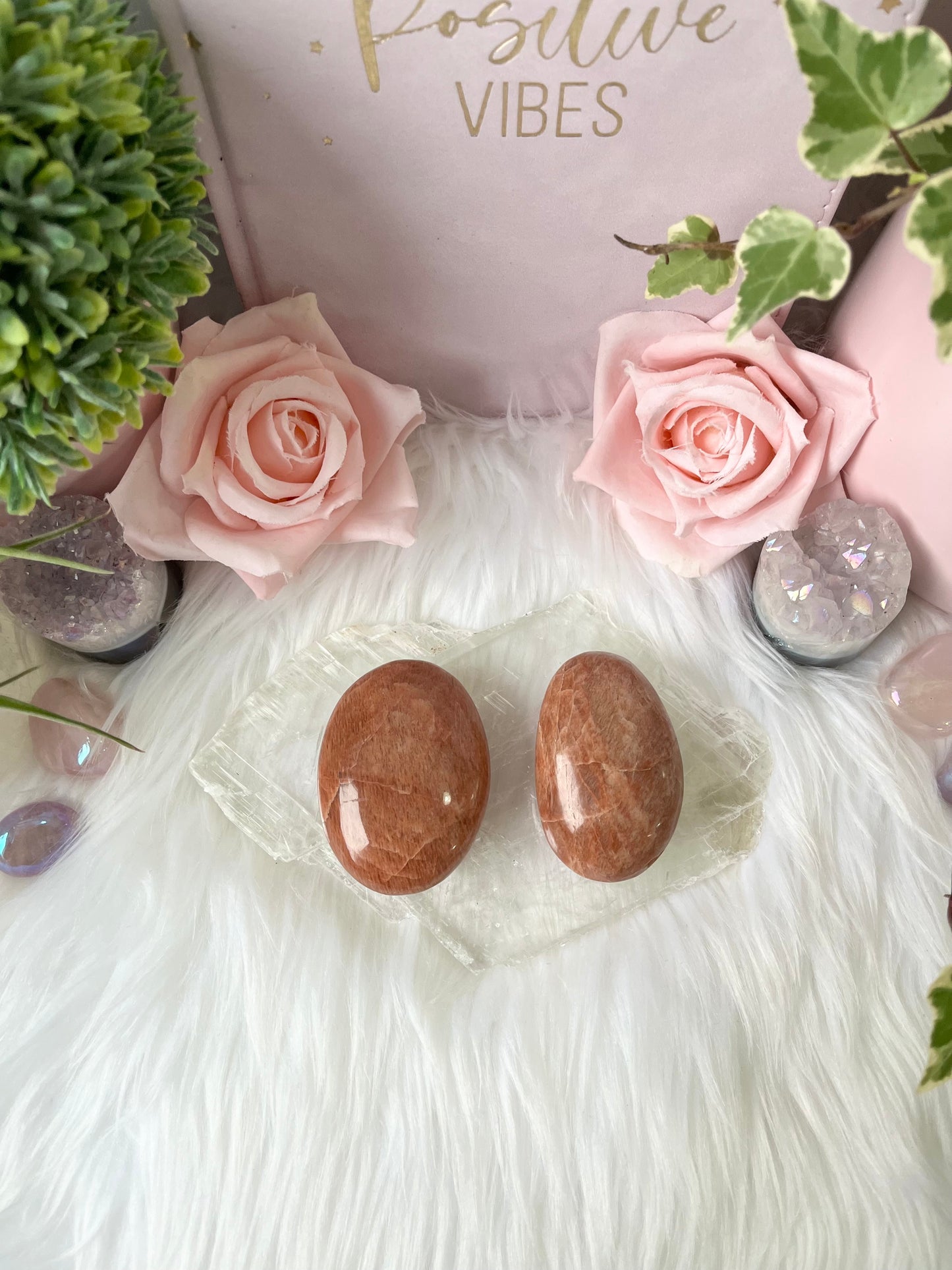 Peach moonstone
