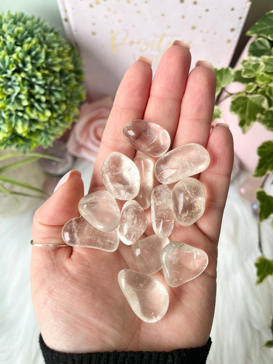 Clear Quartz Tumbles