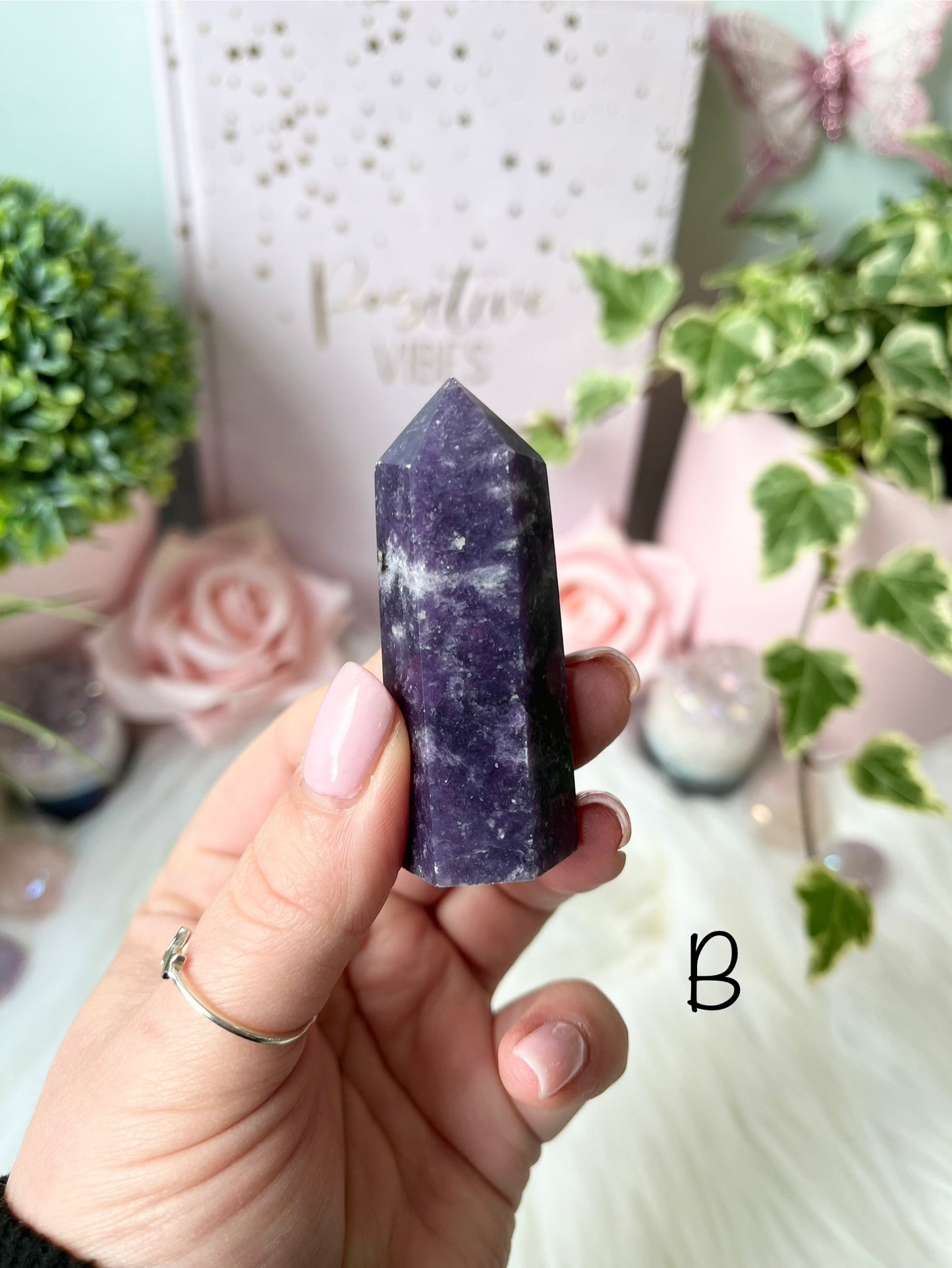 Mini Galaxy Lepidolite Towers