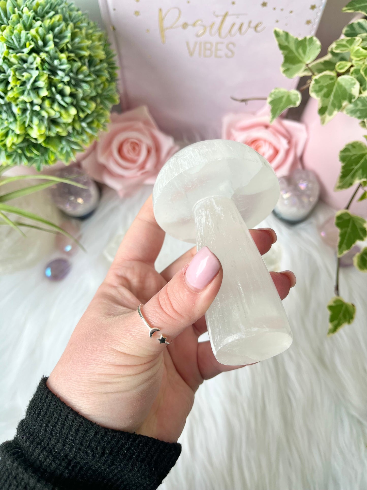 XL Selenite Mushroom