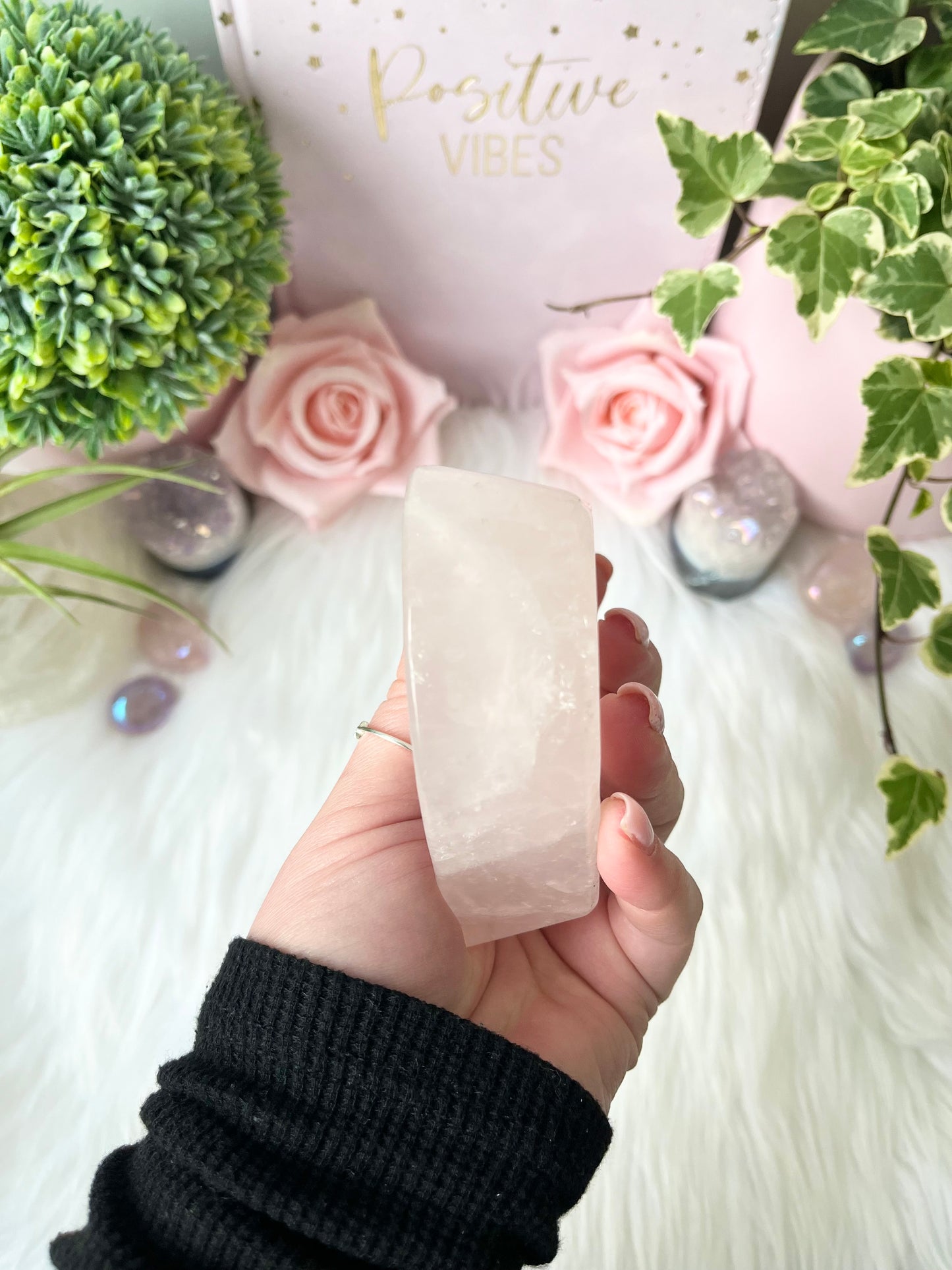 Rose Quartz Heart Bowl