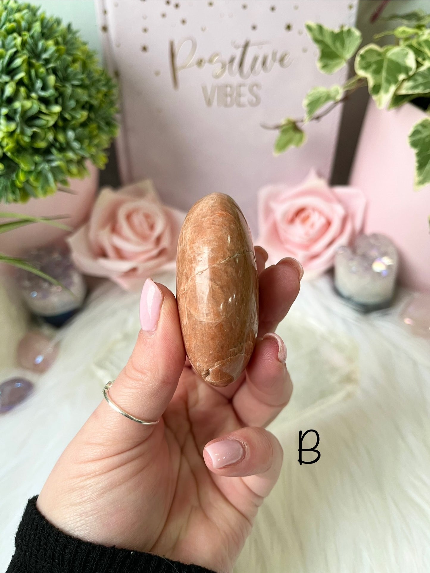 Peach Moonstone Palmstone