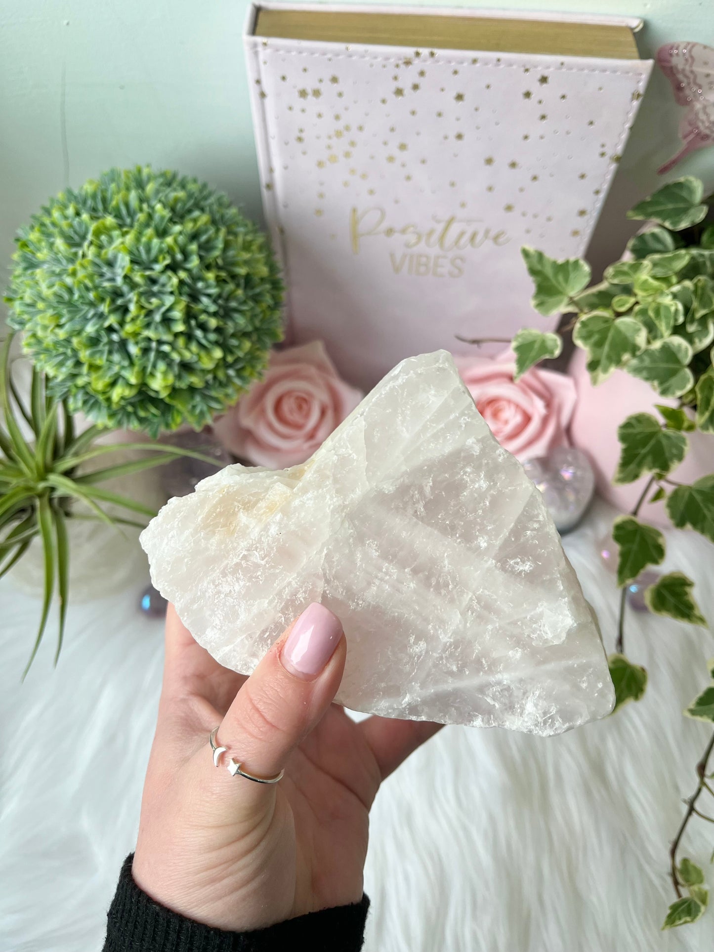 Raw Rose Quartz C