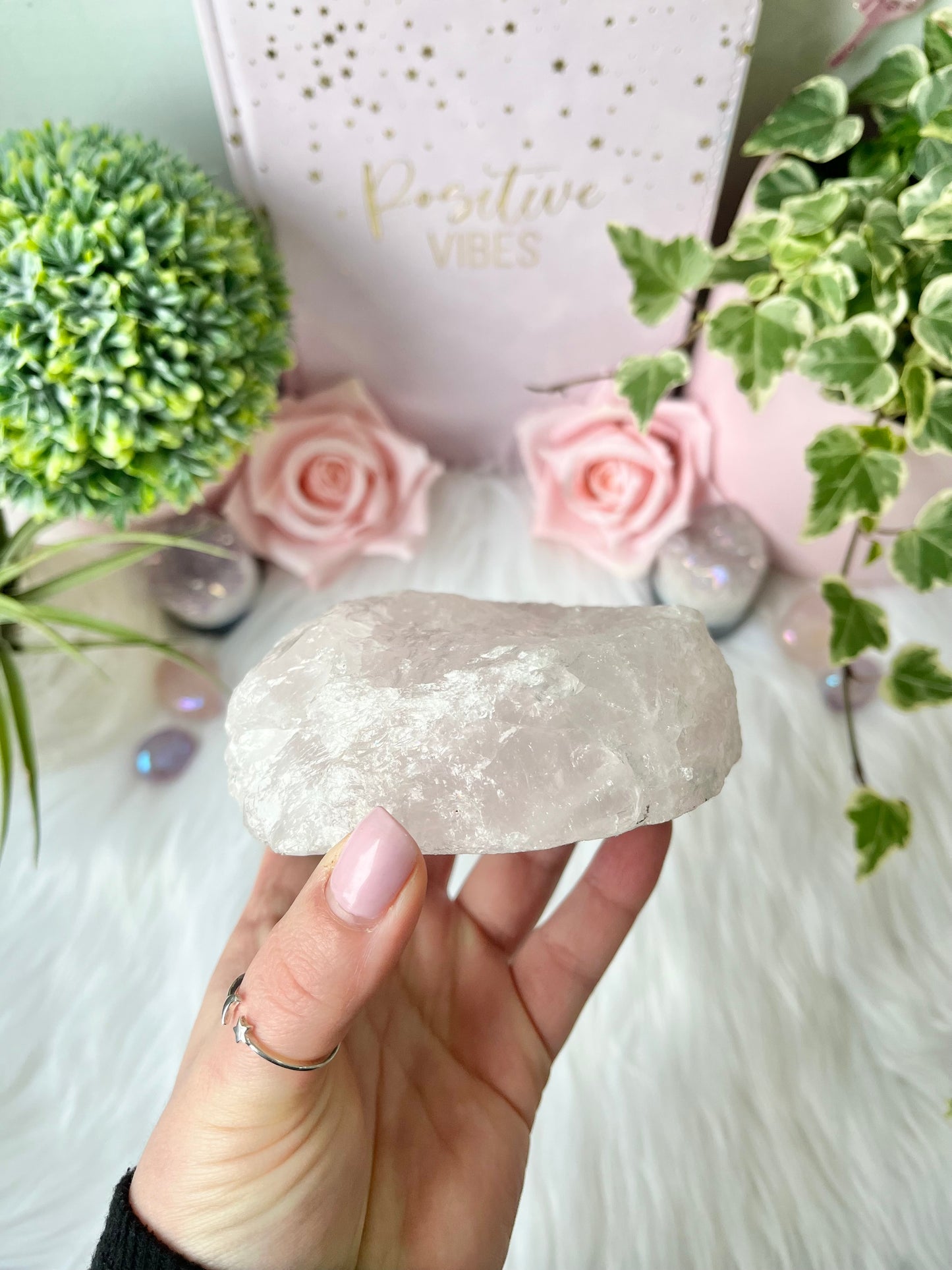 Rose Quartz Incense Holder
