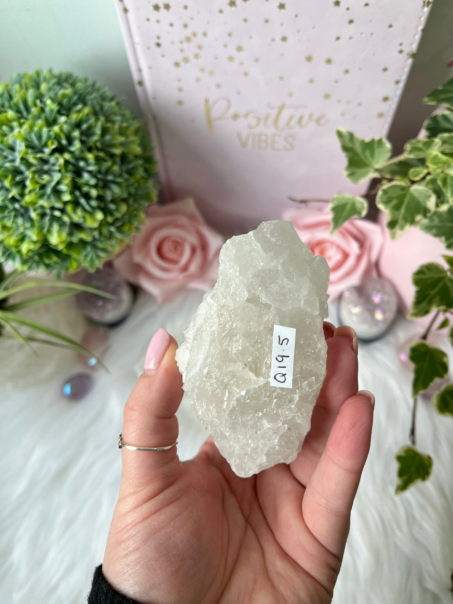 Clear Quartz Cluster A