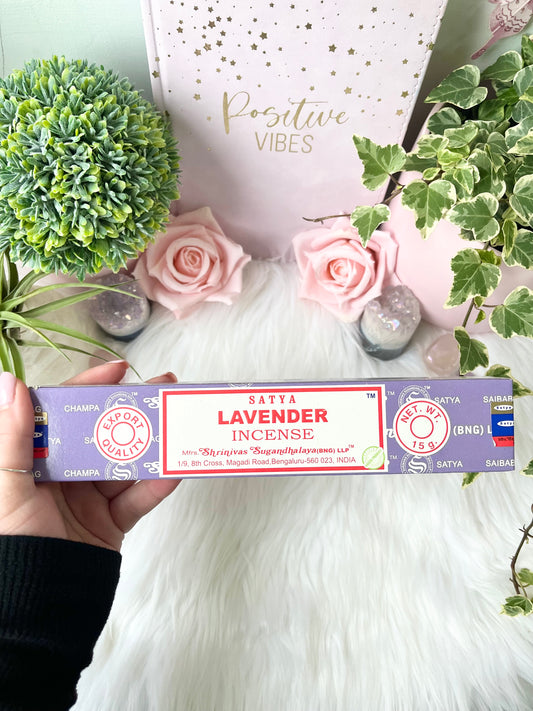 Lavender Satya Incense Sticks