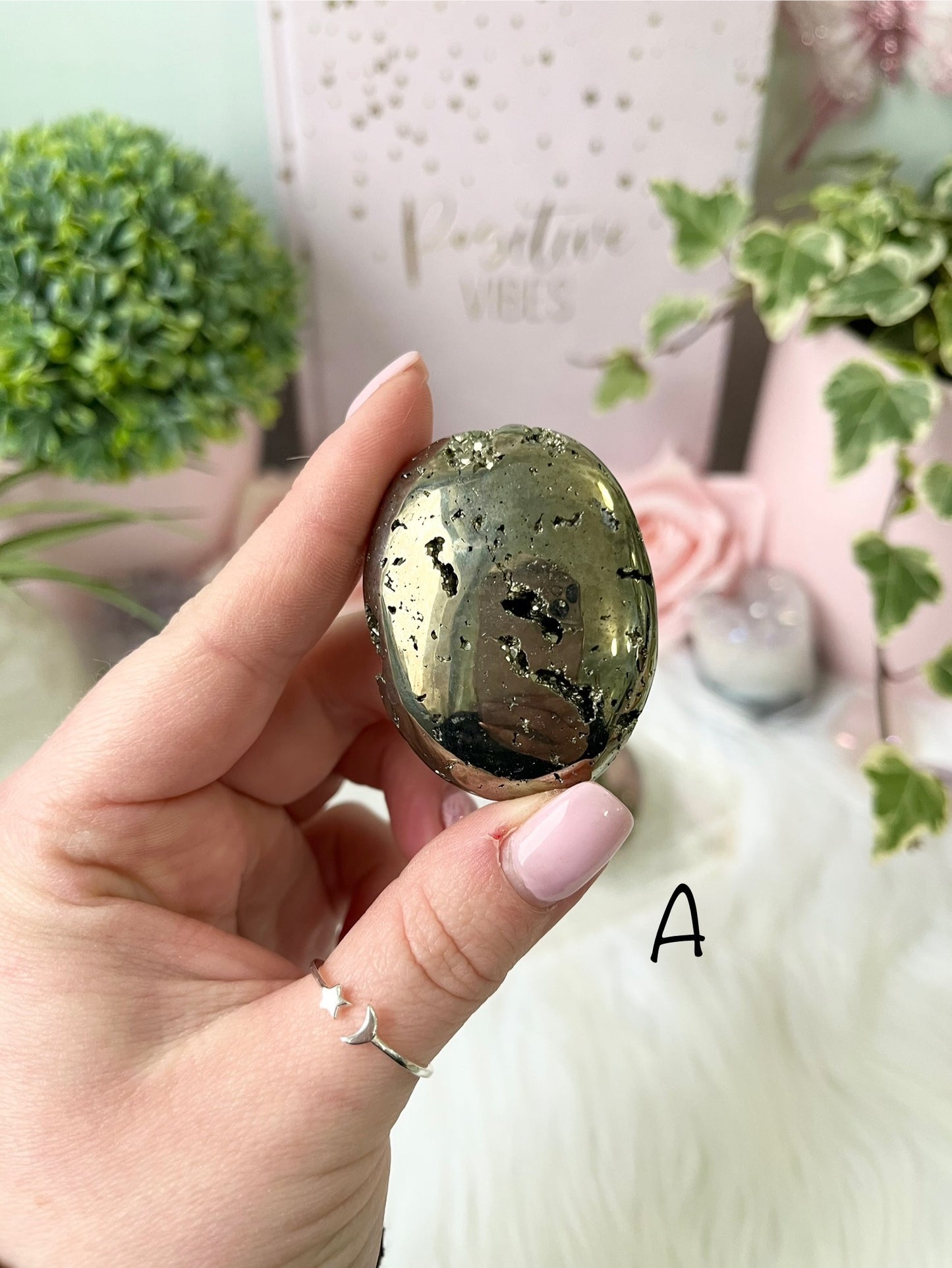 Pyrite Palmstone