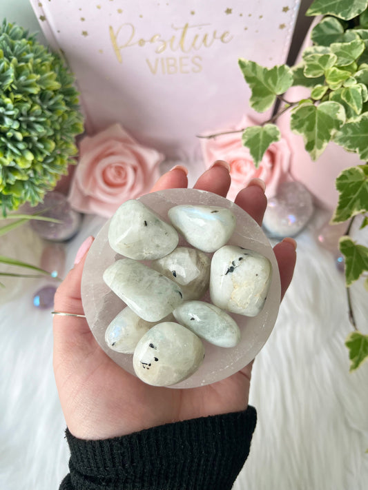 Rainbow Moonstone Tumbles