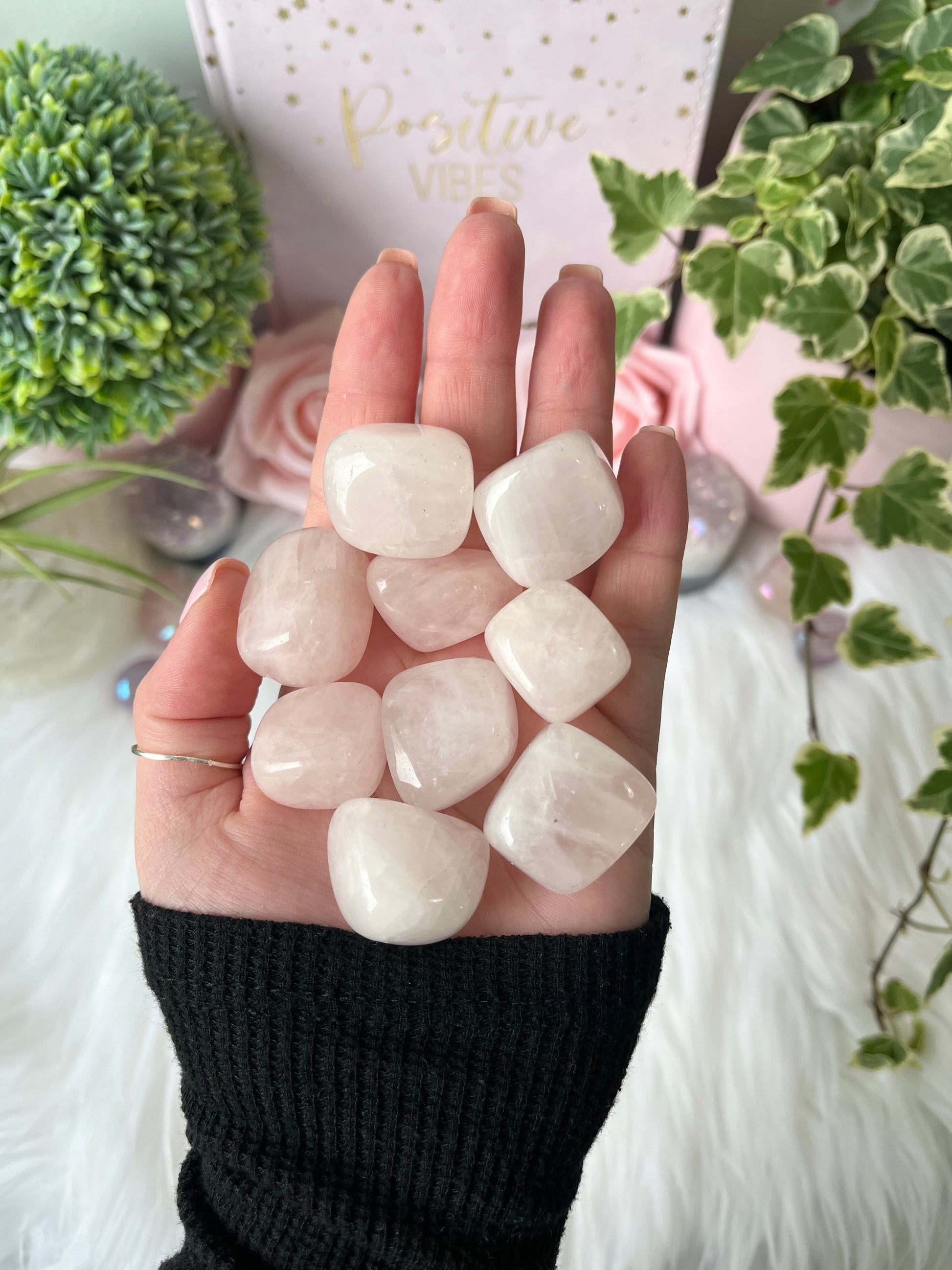 Rose Quartz Tumbles
