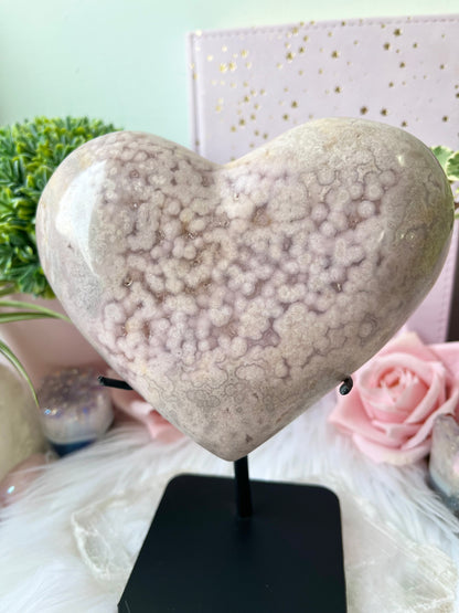 Pink Amethyst Heart