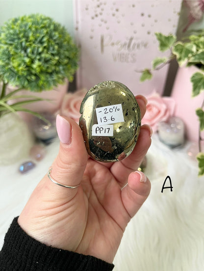 Pyrite Palmstone