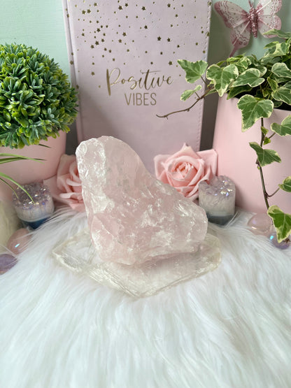 Raw Rose Quartz A