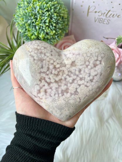 Pink Amethyst Heart