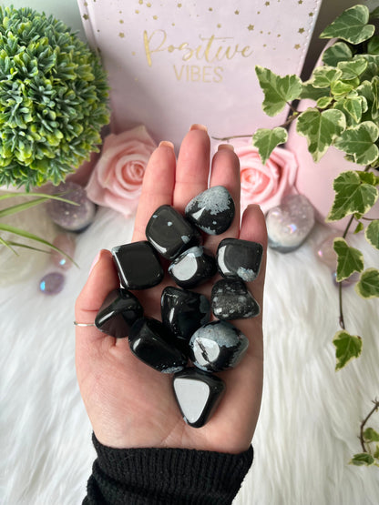 Snowflake Obsidian Tumbles
