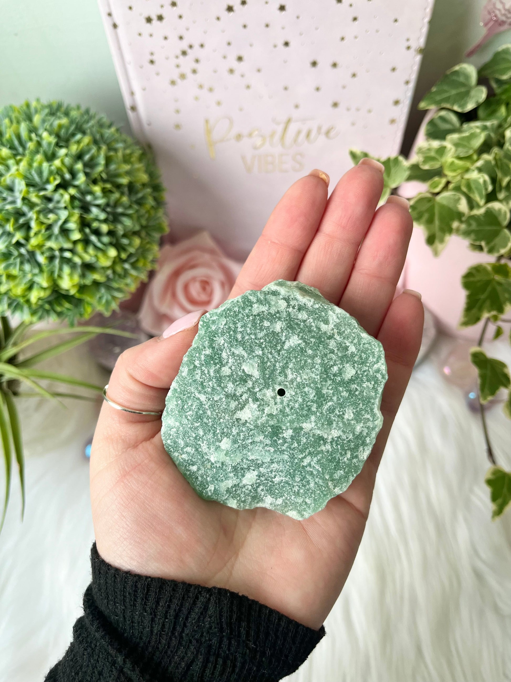 Green Aventurine Incense Holder